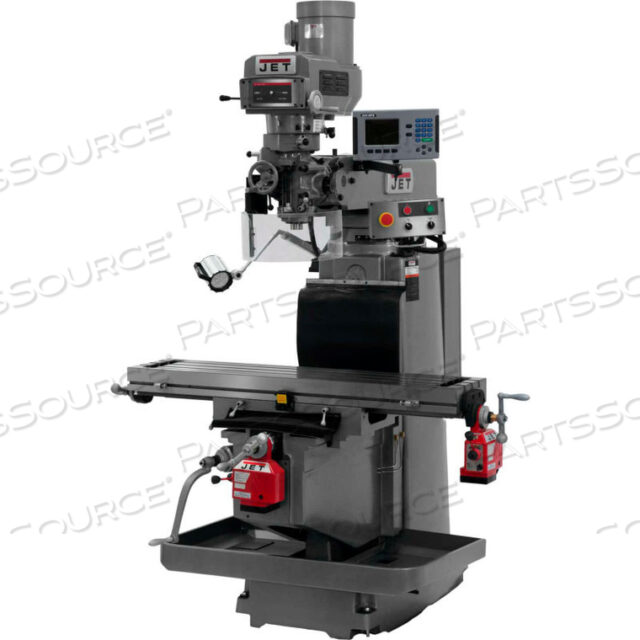JET JTM-1254RVS WITH ACU-RITE 203 3X (K) DRO, X & Y POWERFEEDS