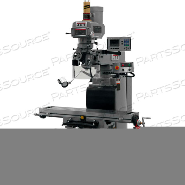 JET JTM-1254RVS WITH ACU-RITE 203 3X (K) DRO, X & Y POWERFEEDS & AIR POWER DRAWBAR