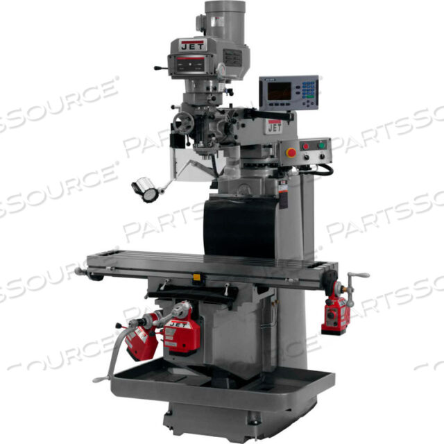 JET JTM-1254RVS WITH ACU-RITE 203 3X (K) DRO, X,Y&Z POWERFEEDS