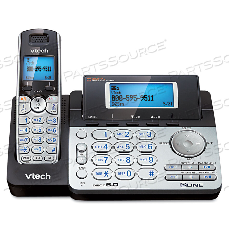 OEM#: DS6151БЕСПРОВОДНОЙ ТЕЛЕФОН С ДВУМЯ ЛИНИЯМИ И АВТООТВЕТЧИКОМ от Vtech