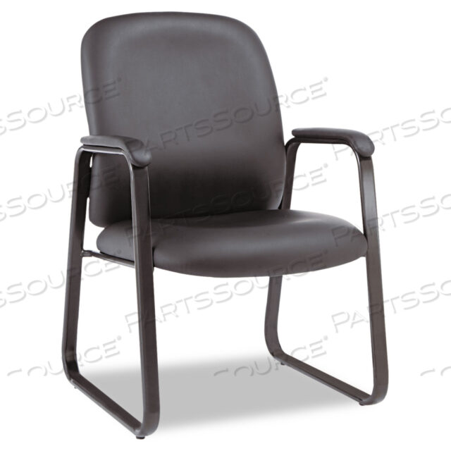 OEM#: ALEGE43LS10КОЖАНОЕ КРЕСЛО ДЛЯ ГОСТЕЙ BALERA GENARO С ВЫСОКОЙ СПИНКОЙ, 24,60 X 24,80 X 36,61, ЧЕРНОЕ СИДЕНЬЕ, ЧЕРНАЯ СПИНКА, ЧЕРНОЕ ОСНОВАНИЕ от Alera