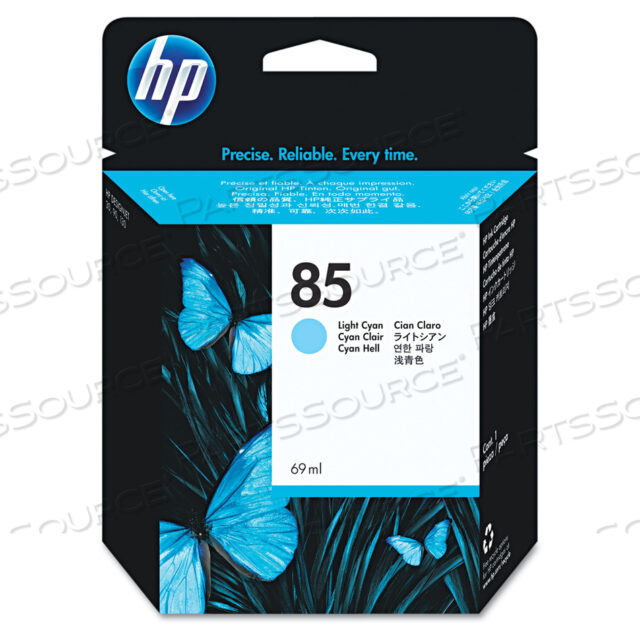 HP 85, (C9428A) ОРИГИНАЛЬНЫЙ КАРТРИДЖ С ЧЕРНИЛАМИ СВЕТЛО-ГОЛУБОГО ЦВЕТА