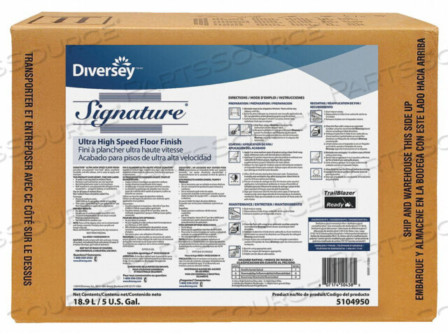 OEM#: 5104950FLOOR FINISH 5 ГАЛЛОНОВ 30-45 МИН. от Diversey