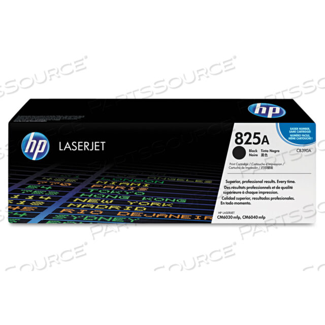 HP 825A, (CB390A) ЧЕРНЫЙ ОРИГИНАЛЬНЫЙ ТОНЕР-КАРТРИДЖ LASERJET