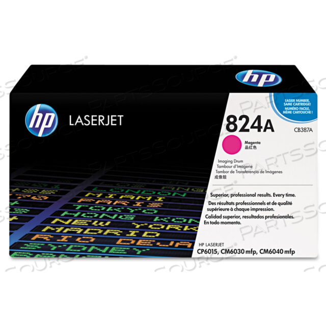 HP 824A, (CB387A) ПУРПУРНЫЙ ОРИГИНАЛЬНЫЙ БАРАБАН ДЛЯ LASERJET