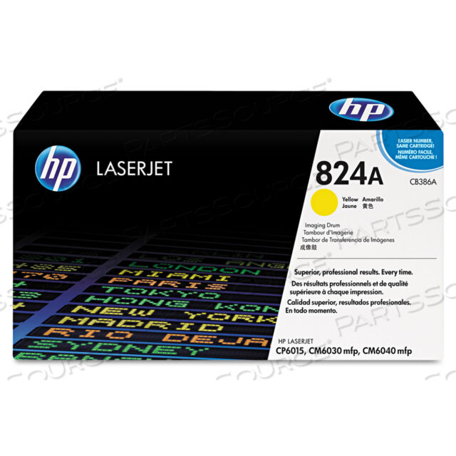 HP 824A, (CB386A) ЖЕЛТЫЙ ОРИГИНАЛЬНЫЙ БАРАБАН ДЛЯ LASERJET