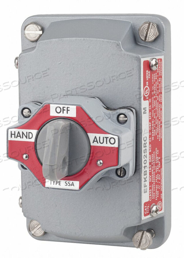 OEM#: EFKB-102-SRCСЕЛЕКТОРНЫЙ ПЕРЕКЛЮЧАТЕЛЬ С КРЫШКОЙ 3 ПОЗИЦИИ от Appleton Electric