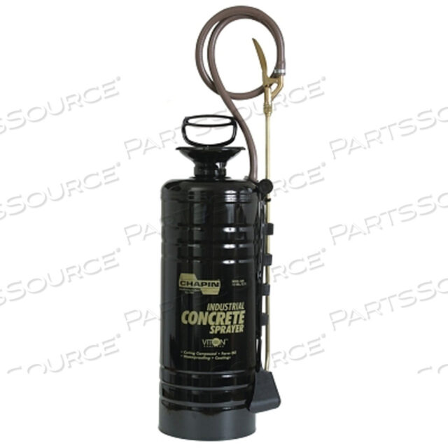 OEM#: 14493.5 GAL ПРОМЫШЛЕННЫЙ РАСПЫЛИТЕЛЬ ДЛЯ БЕТОНА С ВОРОНКОЙ, ЧЕРНЫЙ, 24-ДЮЙМОВАЯ ТРУБКА, 48-ДЮЙМОВЫЙ ШЛАНГ от Chapin International