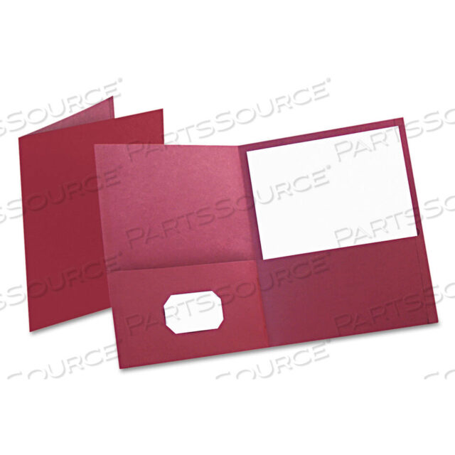 OEM#: 57557ПАПКА С ДВУМЯ КАРМАНАМИ, ТИСНЕННАЯ КОЖАНАЯ БУМАГА, ЕМКОСТЬ 0,5, 11 X 8,5, БОРДОВЫЙ, 25/КОРОБКА от Oxford