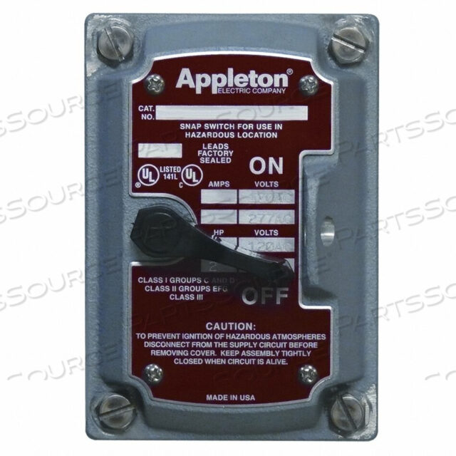 OEM#: EDSK-2MSWРучной пускатель двигателя 2P от Appleton Electric