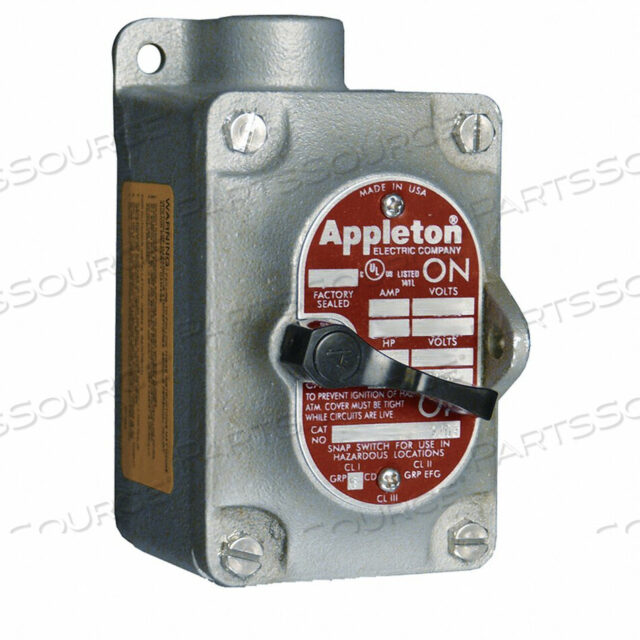OEM#: EDS110-F4WТУМБЛЕРНЫЙ ПЕРЕКЛЮЧАТЕЛЬ СЕРИИ EDS 1 GANG 4-WAY от Appleton Electric