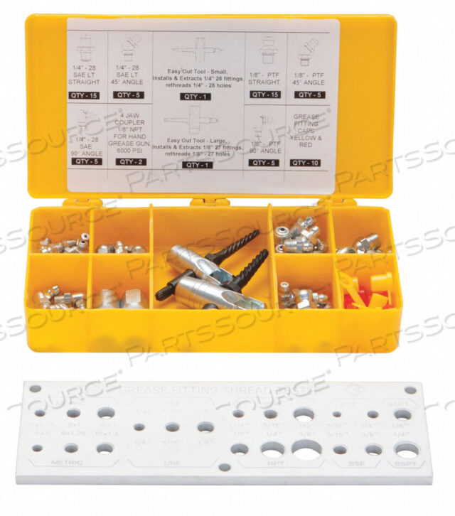 OEM#: 13X064GREASE FITTING KIT 65 PC. by Westward