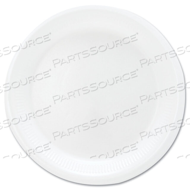 OEM#: 6PWQRMEDIUMWEIGHT FOAM DINNERWARE, PLATES, 6 DIA, WHITE, 125/PACK by Dart Container Corporation