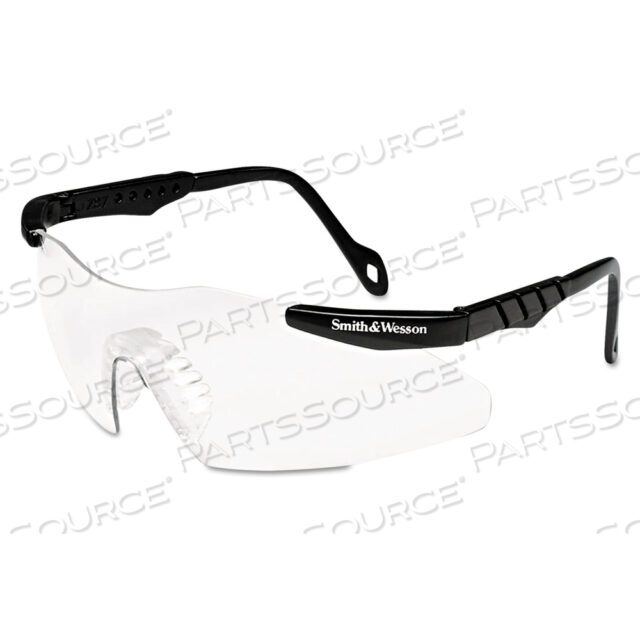 OEM#: 19799MAGNUM 3G SAFETY EYEWEAR, BLACK FRAME, CLEAR LENS by Smith & Wesson