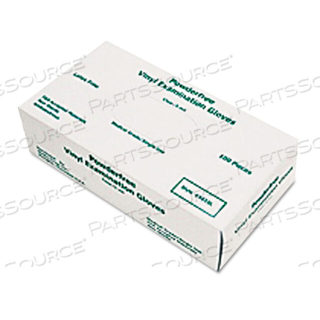 OEM#: 5010LDISPOSABLE VINYL GLOVES, LARGE, 5 MIL, MEDICAL GRADE, 100/BOX by MCR Safety