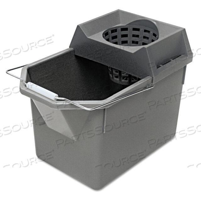 OEM#: FG619400STLPомбинация с фильтром и стойкой, 15 КВАРТ, стальной серый от Rubbermaid Medical Division