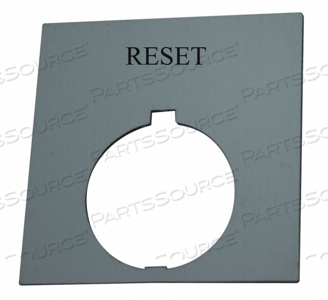 OEM#: HT8SP29LEGEND PLATE SQUARE RESET BLACK от Eaton