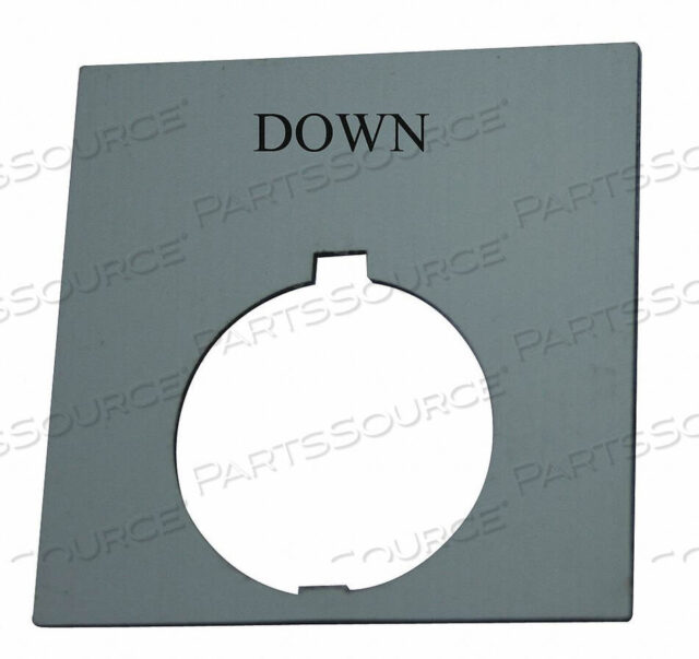 OEM#: HT8SP74LEGEND PLATE SQUARE DOWN BLACK от Eaton