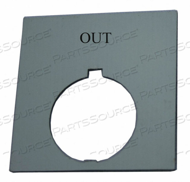 OEM#: HT8SP27LEGEND PLATE SQUARE OUT BLACK от Eaton
