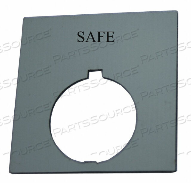 OEM#: HT8SP85LEGEND PLATE SQUARE SAFE BLACK от Eaton