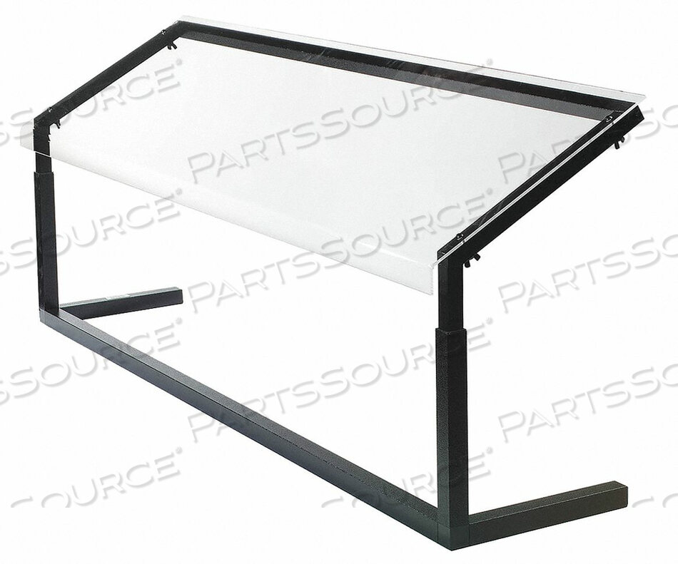 OEM#: 924803ADJUSTABLE SNEEZE GUARD BLACK by Carlisle