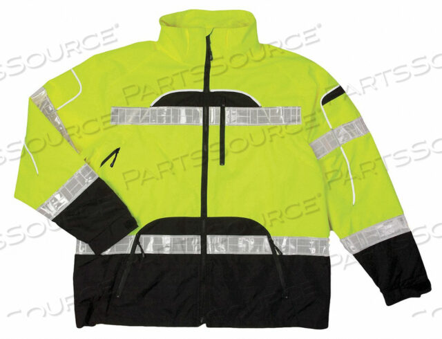 OEM#: RWJ106-2X-3XДОЖДЕВАЯ КУРТКА REFLCTV PIPING LIME 2XL-3XL от ML Kishigo