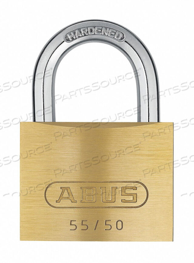 OEM#: 55/50 KDKEYED PADLOCK 63/64 В ПРЯМОУГОЛЬНОМ ЗОЛОТОМ ОТ Abus