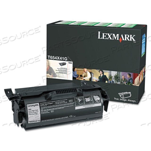 OEM#: T654X41GT654X41G ТОНЕР СВЕРХВЫСОКОЙ ЕМКОСТИ, РЕСУРС 36 000 СТРАНИЦ, ЧЕРНЫЙ от Lexmark