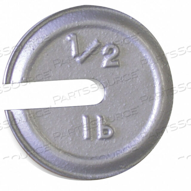 OEM#: 12837TRWEIGHT С ПРОРЕЗЬЮ 0,5 ФУНТА. ЧУГУН КЛАСС 7 от Rice Lake Weighing Systems