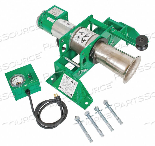 CABLE PULLER 8000 LB 120V W/FLOOR MOUNT
