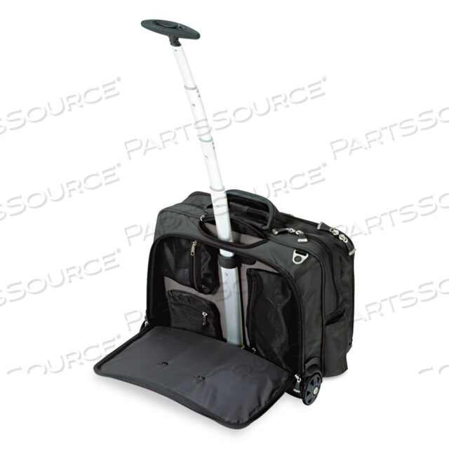 OEM#: K62348AКОНТУРНЫЙ ЧЕХОЛ ДЛЯ НОУТБУКА НА РОЛИКАХ, ПОДХОДИТ ДЛЯ УСТРОЙСТВ ДО 17, БАЛЛИСТИЧЕСКИЙ НЕЙЛОН, 17,5 X 9,5 X 13, ЧЕРНЫЙ от Kensington Computer Products