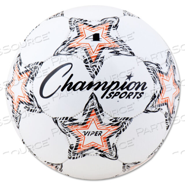 OEM#: VIPER4VIPER ФУТБОЛЬНЫЙ МЯЧ, РАЗМЕР № 4, ДИАМЕТР ОТ 8 ДО 8,25, БЕЛЫЙ от Champion Sports