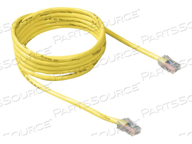 OEM#: A3L781-03-YLWBELKIN 3-ФУТОВЫЙ ЖЕЛТЫЙ ОБЖИМНОЙ КАБЕЛЬ CAT5E A3L781-03-YLW от Belkin