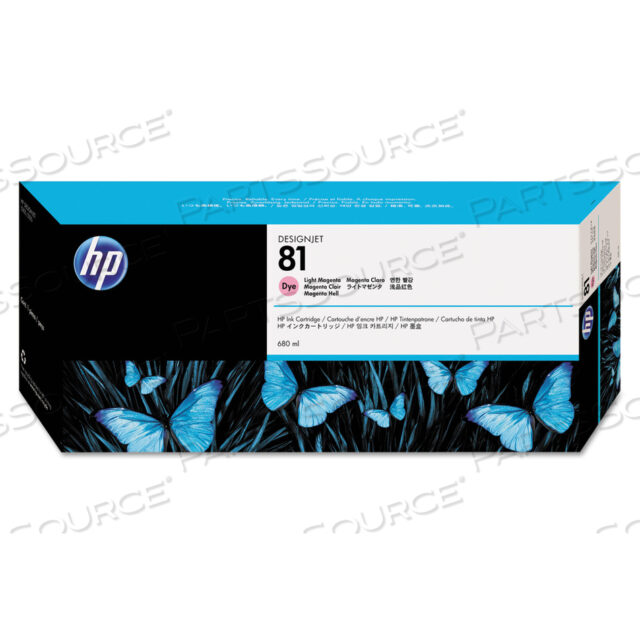 HP 81, (C4935A) ОРИГИНАЛЬНЫЙ КАРТРИДЖ С ЧЕРНИЛАМИ СВЕТЛО-ПУРПУРНОГО ЦВЕТА