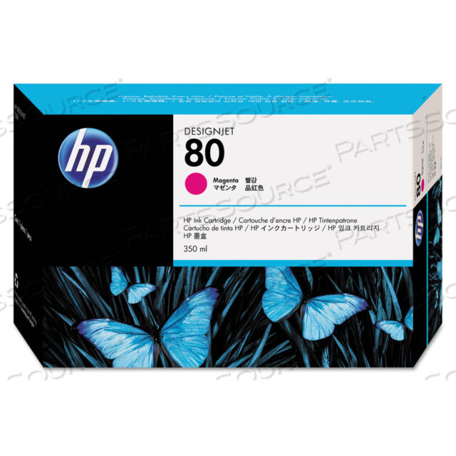 HP 80, (C4847A) ОРИГИНАЛЬНЫЙ МАЛИНОВЫЙ ЧЕРНИЛЬНЫЙ КАРТРИДЖ