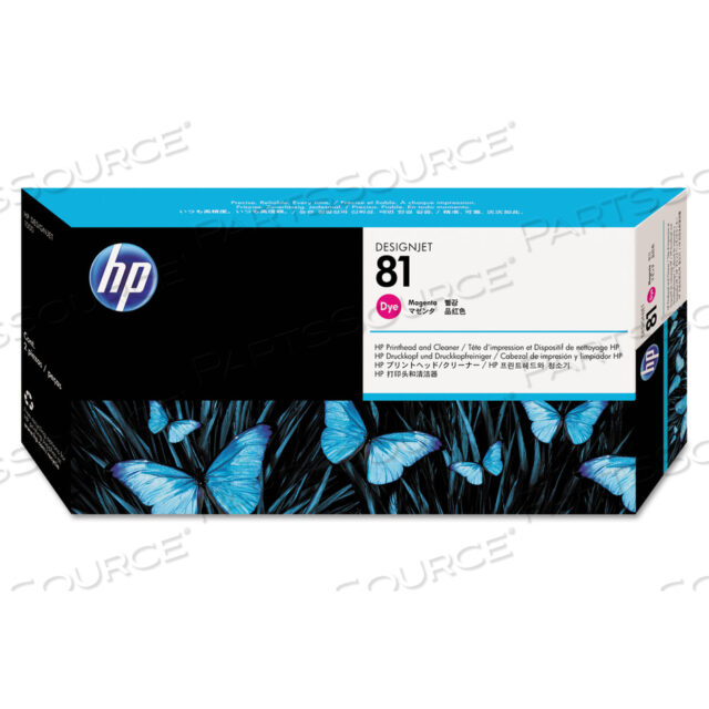 HP 81, (C4952A) ПУРПУЗОВАЯ ПЕЧАТАЮЩАЯ ГОЛОВКА И ОЧИСТИТЕЛЬ