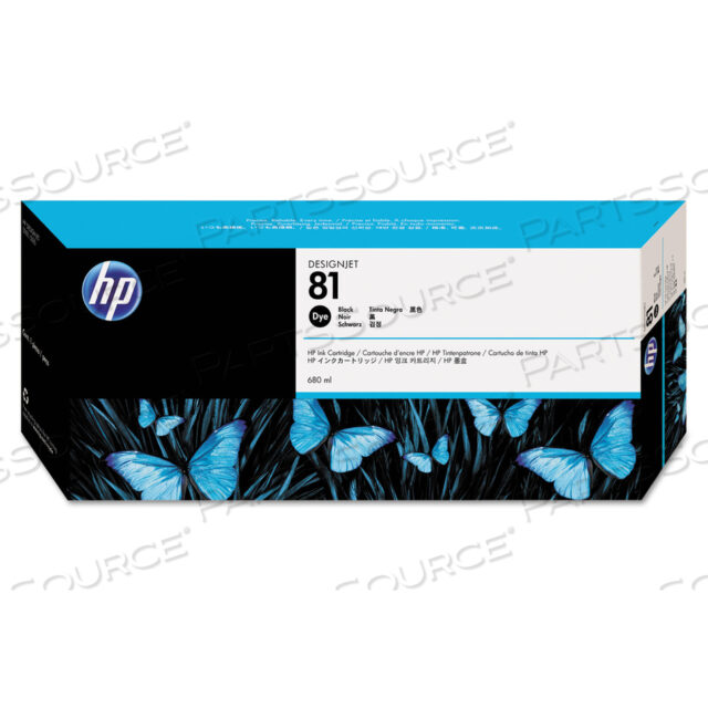 HP 81, (C4930A) ЧЕРНЫЙ ОРИГИНАЛЬНЫЙ ЧЕРНИЛЬНЫЙ КАРТРИДЖ
