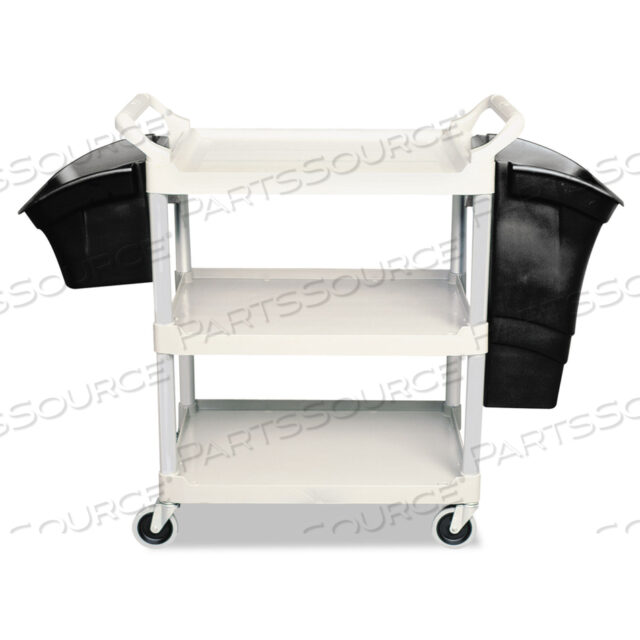 OEM#: FG409100GRAYXTRA ТЕЛЕЖКА МУНИЦИПАЛЬНАЯ, ПЛАСТИКОВАЯ, 3 ПОЛКИ, 2 ЯЩИКА, ВМЕСТИМОСТЬ 300 ФУНТОВ, 20 X 40,63 X 37,8, СЕРАЯ от Rubbermaid Medical Division