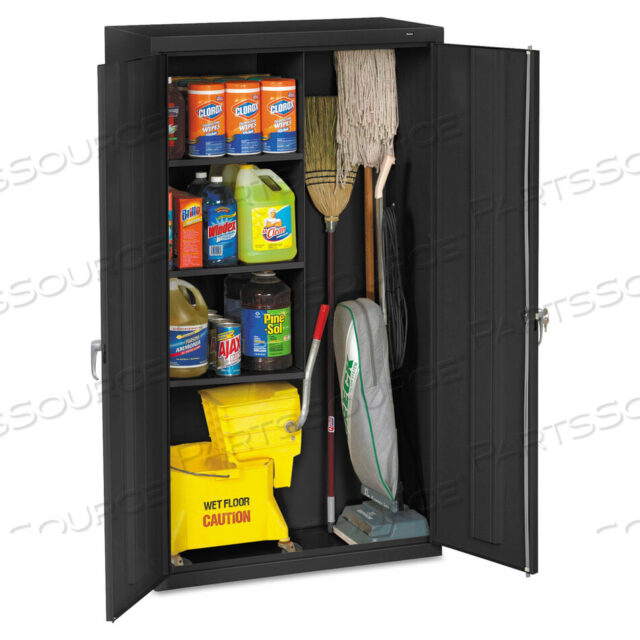 OEM#: JAN6618DHBKJANITORIAL CABINET, 36W X 18D X 64H, BLACK by Tennsco Corp.