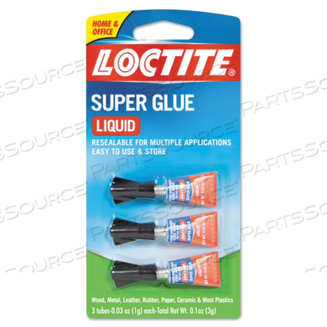 OEM#: 1710908СУПЕРКЛЕЙ, 0,11 УНЦ., ВЫСЫХАЕТ ПРОЗРАЧНЫМ, 3 ШТ./УПАКОВКА от Loctite Brand