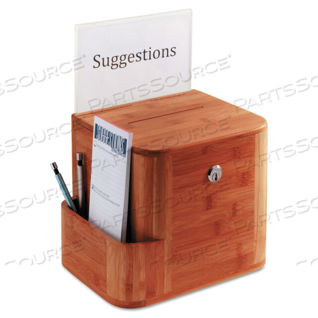 OEM#: 4237CYBAMBOO КОРОБКИ ДЛЯ ПРЕДЛОЖЕНИЙ, 10 X 8 X 14, ВИШНЯ от Safco