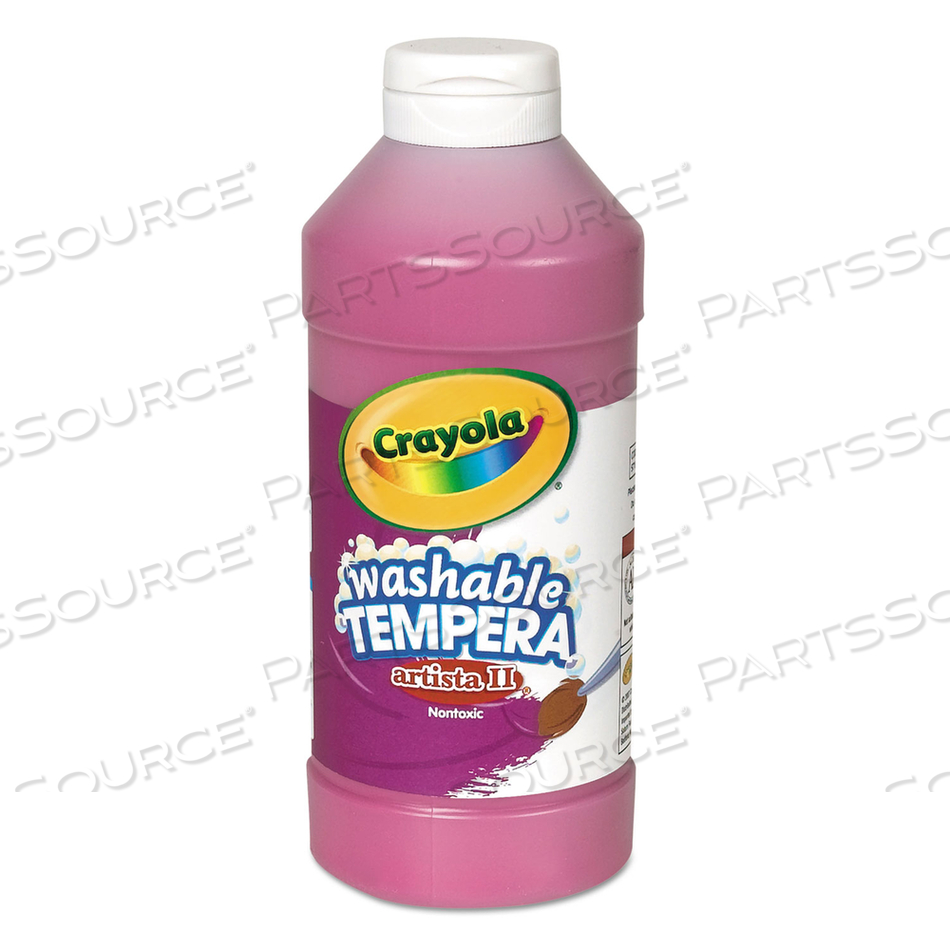 OEM#: 543115069ARTISTA II СМЫВАЕМАЯ ТЕМПЕРНАЯ КРАСКА, МАЛИНОВАЯ, БУТЫЛКА 16 УНЦИЙ от Crayola