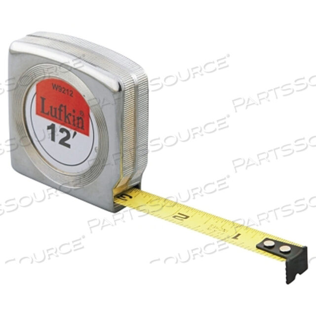 OEM#: W9212ИЗМЕРИТЕЛЬНЫЕ РУЛЕТКИ MEZURALL, 1/2 ДЮЙМА X 12 ФУТОВ, ХРОМИРОВАННЫЕ от Lufkin