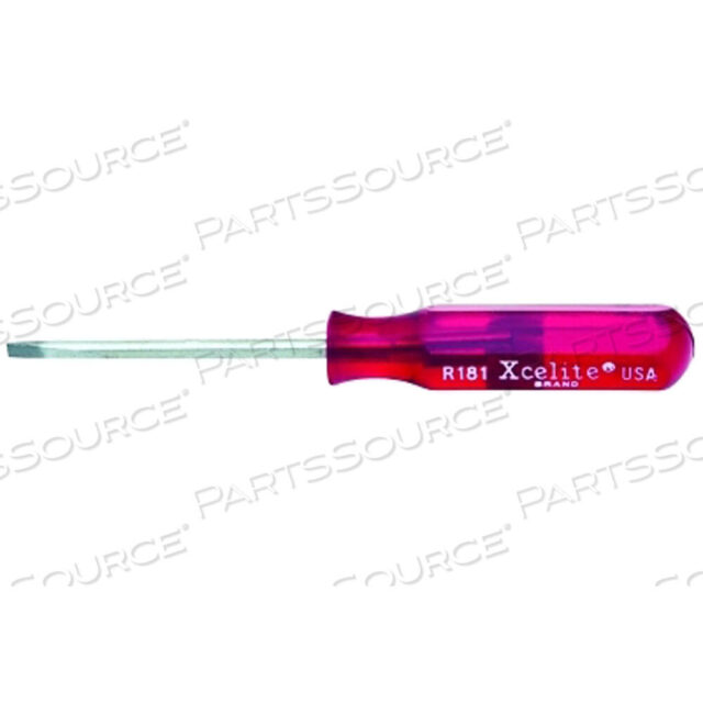 OEM#: R3323NКРУГЛАЯ ОТВЕРТКА С КРЕПЛЕНИЕМ ДЛЯ КАРМАНА, НАКОНЕЧНИК 3/32 ДЮЙМА, ОБЩИЙ ШИРИНА 5-1/4 ДЮЙМА L от Xcelite