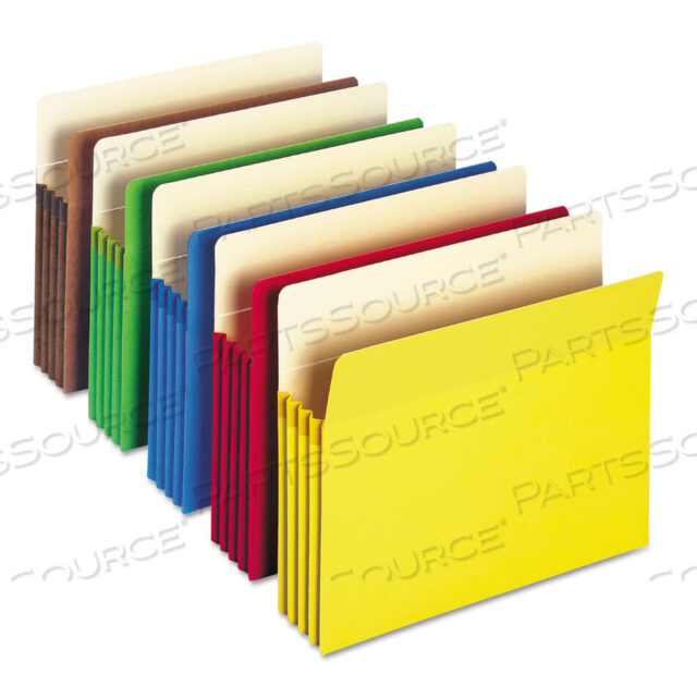 OEM#: 73890ЦВЕТНЫЕ КАРМАНЫ ДЛЯ ФАЙЛОВ, РАСШИРЕНИЕ 3,5, ФОРМАТ LETTER, РАЗНЫЕ ЦВЕТА, 25 ШТ./КОРОБКА от Smead