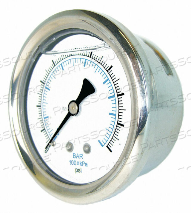 OEM#: 202L-204FМАНОМЕТР ЖИДКОСТНЫЙ ЗАПОЛНЕННЫЙ ОТ 0 ДО 160PSI от PIC Gauges