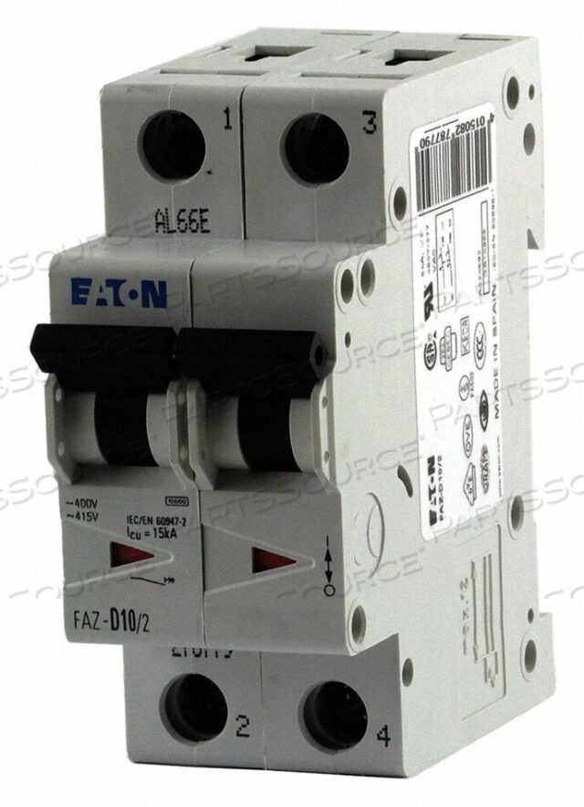 OEM#: FAZ-B4/2IEC SUPP PROTECTOR 4A 277/480VAC 2P от Eaton