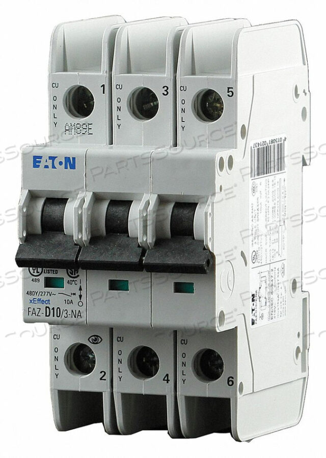 OEM#: FAZ-C32/3-NAIEC MINI АВТОМАТИЧЕСКИЙ ВЫКЛЮЧАТЕЛЬ 32A 3P 277/480V от Eaton