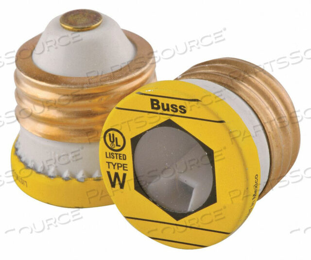 OEM#: W-3PLUG FUSE W SERIES 3A PK4 от Cooper Bussmann