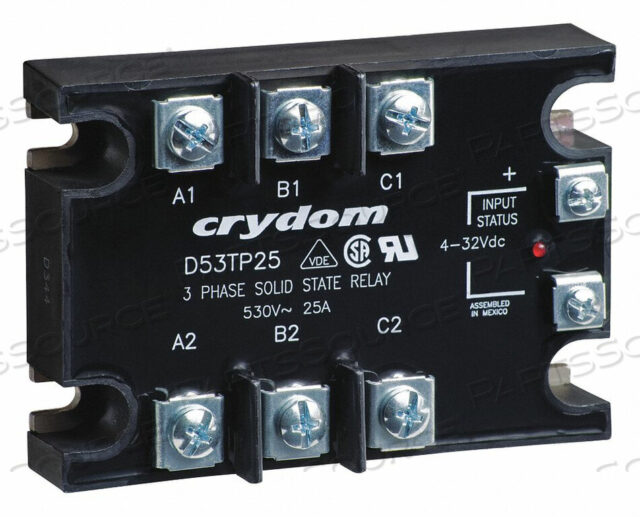 OEM#: D53TP50DТВЕРДОТЕЛЬНОЕ РЕЛЕ ОТ 4 ДО 32 В ПОСТОЯННОГО ТОКА 50 от CRYDOM